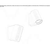 Aluminiowy kinkiet zewnętrzny LED Antigny