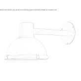 Wall-mounted LED street lamp made of die-cast aluminum Kevermes