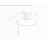 Aluminiowy kinkiet zewnętrzny LED Lazurne