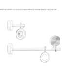 Adjustable LED wall lamp Dudu