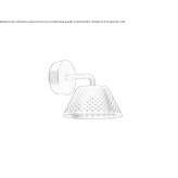 Aluminum outdoor wall lamp Roeux