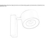 Adjustable outdoor LED wall lamp Garat