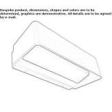 Aluminum LED outdoor wall lamp Conchos