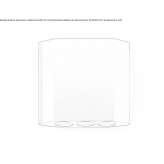 LED outdoor wall lamp in die-cast aluminum Plasnica