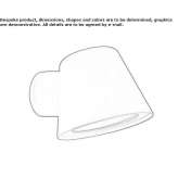 Aluminiowy kinkiet zewnętrzny Chapin