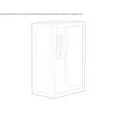 Outdoor wall lamp in glass and steel Tutuncu