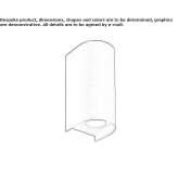 Aluminiowy kinkiet zewnętrzny LED Demre