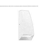 Aluminiowy kinkiet zewnętrzny LED Taguasco