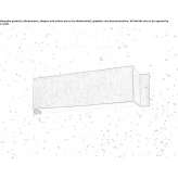 Copper LED outdoor wall lamp Cetina