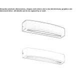 Aluminiowy kinkiet zewnętrzny LED Dyviziya