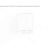 Brass outdoor wall lamp Stromiec