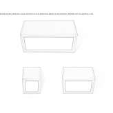 Aluminum outdoor wall lamp with dimmable LED Atins