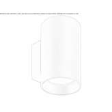 Zewnętrzna lampa ścienna LED z odlewanego ciśnieniowo aluminium Benatae