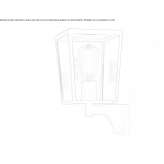 Outdoor wall lamp in glass and steel Lalinde