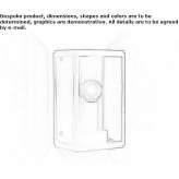 Outdoor wall lamp in glass and steel Gemert