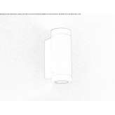 Outdoor wall lamp made of aluminum, dimmable Schleben