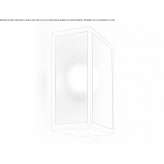Outdoor wall lamp made of glass and stainless steel Gemert