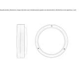 Wall lamp/ceiling lamp Narol