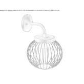 Zewnętrzna lampa ścienna LED z odlewanego ciśnieniowo aluminium Rosswein
