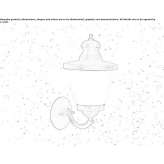 Metal outdoor wall lamp Luknovo