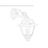 Zewnętrzna lampa ścienna z odlewanego ciśnieniowo aluminium Zotoluca