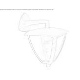 Zewnętrzna lampa ścienna z odlewanego ciśnieniowo aluminium Bejucos