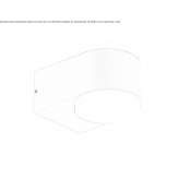 Zewnętrzna lampa ścienna LED z odlewanego ciśnieniowo aluminium Kaub