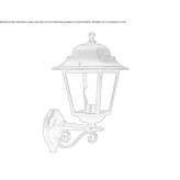 Zewnętrzna lampa ścienna z odlewanego ciśnieniowo aluminium Dzitnup