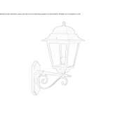 Zewnętrzna lampa ścienna z odlewanego ciśnieniowo aluminium Vargata