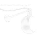 Outdoor LED wall lamp in aluminum and opal resin. Outdoor LED Wiers