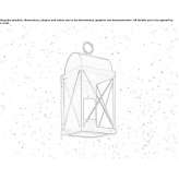 Metal outdoor wall lamp Overpelt