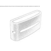 LED outdoor wall lamp in die-cast aluminum Kuluin