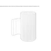 Outdoor wall lamp Coubert