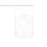 Outdoor wall lamp with a motion sensor Wakken