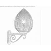 Outdoor wall lamp made of Murano glass Struda