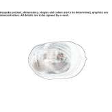 Murano glass partition lamp Valbo