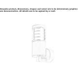 Stainless steel partition lamp Clerac