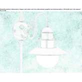Metal outdoor wall lamp Modrany