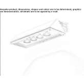 Aluminiowy kinkiet zewnętrzny Lassigny