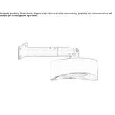Aluminiowy kinkiet zewnętrzny LED Zamch