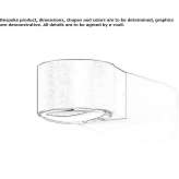 Aluminum LED outdoor wall lamp in a modern style Thomm