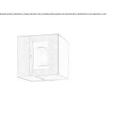 Aluminum LED outdoor wall lamp Magurele