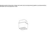 Outdoor LED ceiling light in die-cast aluminum Giurgiu