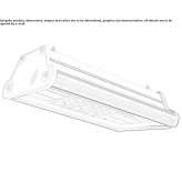 Zewnętrzna lampa sufitowa LED z anodyzowanego aluminium Lucar