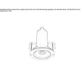 Zewnętrzna lampa sufitowa z odlewanego ciśnieniowo aluminium Bernezzo