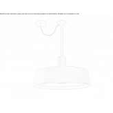 Zewnętrzna lampa sufitowa LED z polietylenu Raettvik