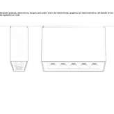Zewnętrzna lampa sufitowa LED z odlewanego ciśnieniowo aluminium Loctudy