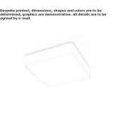 Outdoor LED ceiling lamp made of polycarbonate Comapa