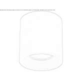 Zewnętrzna lampa sufitowa LED z odlewanego ciśnieniowo aluminium Benatae