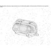 Brass Bulkhead ceiling lamp Vinez